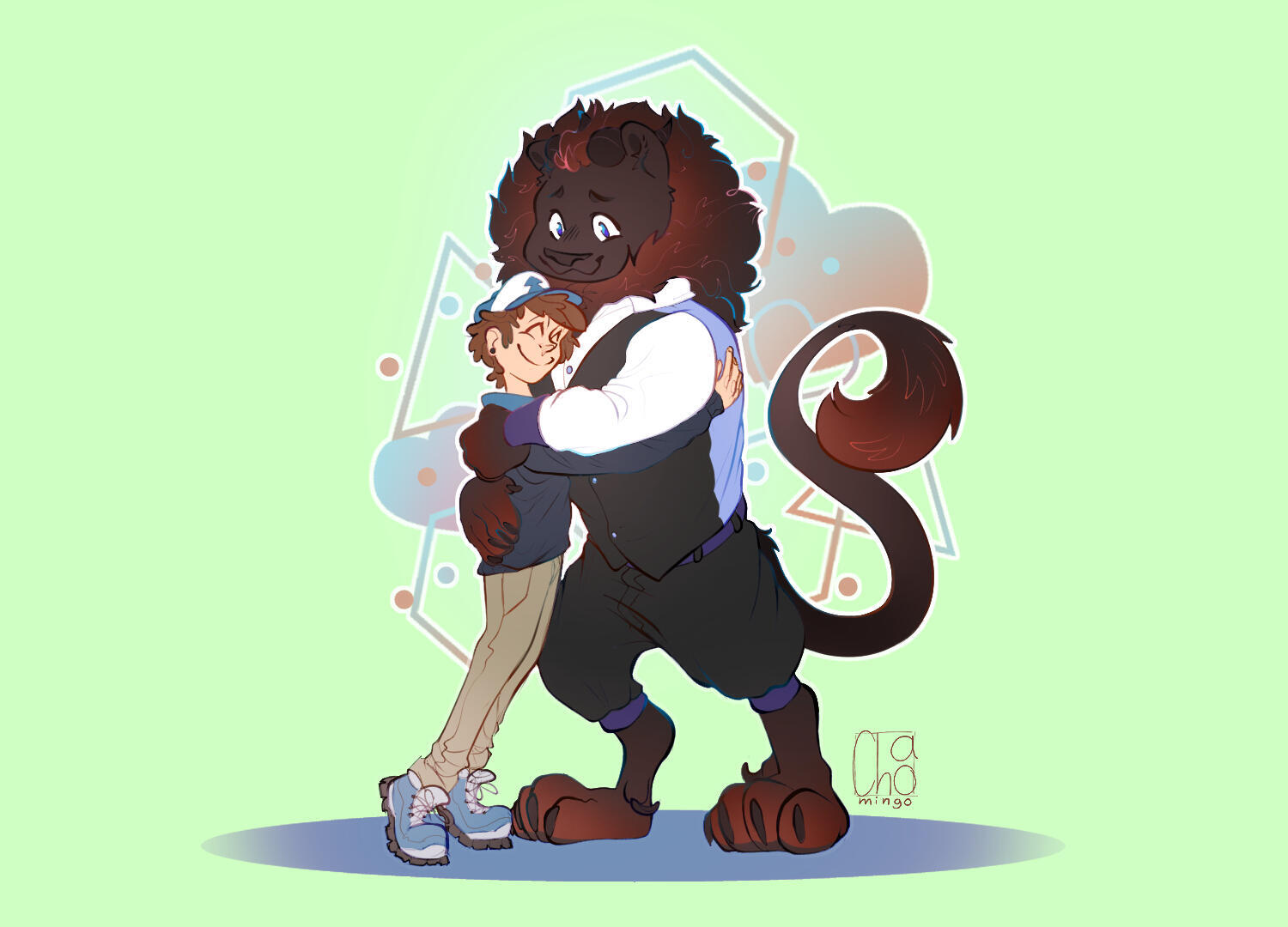 "Luci and Dipper" - Commission Art 2022